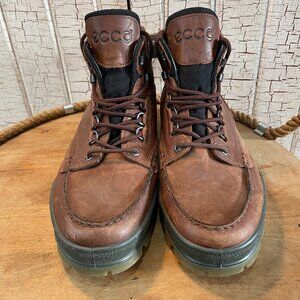 ECCO Men's Track 25 High Gore-Tex hiking boots bison brown leather 46 12-13